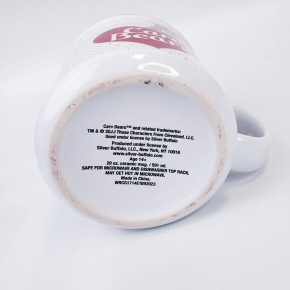 Silver Buffalo Care Bears Tenderheart Bear Heart Logo Ceramic Camper Mug, 20 Oz - Picture 5 of 5